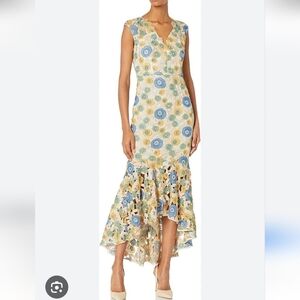 NWT Shoshanna Midnight Norwalk Dress In Clementine Multi